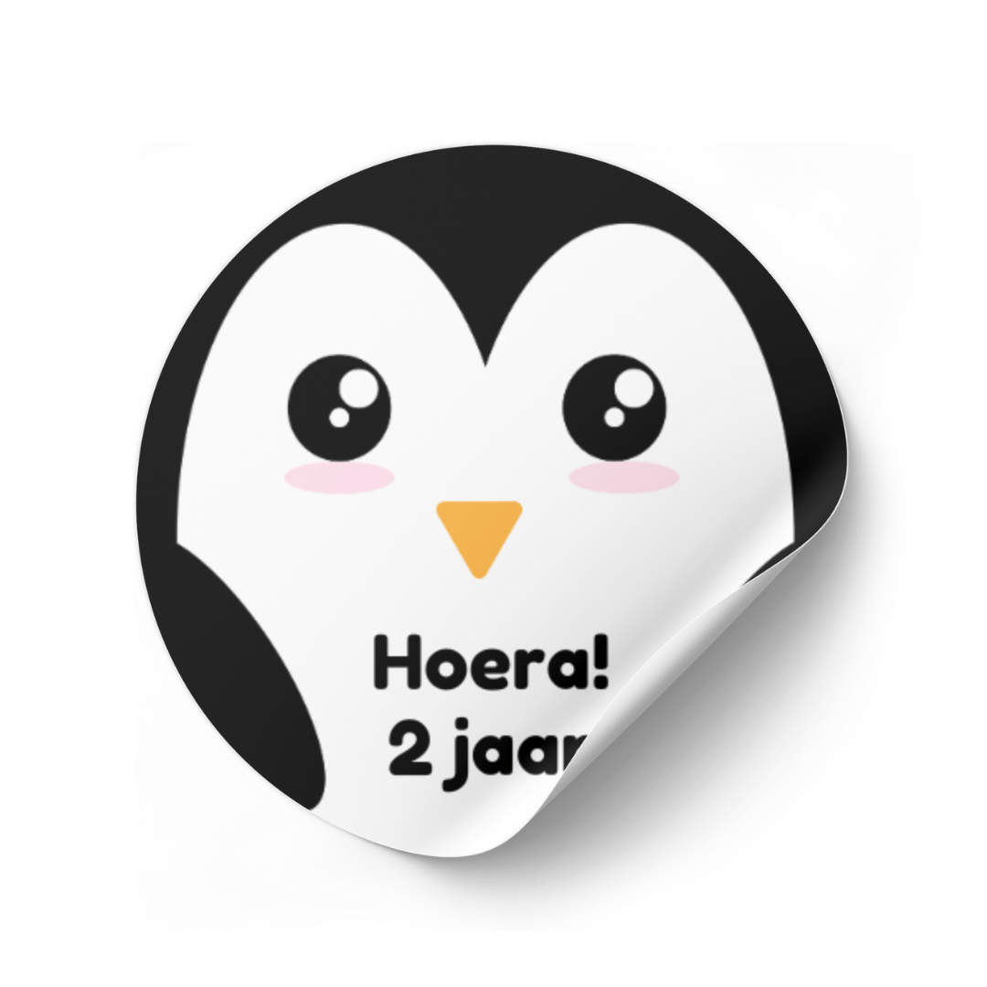 Pinguïn stickers (24 stuks)