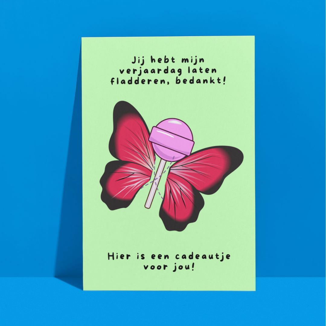 Vlinder traktatiekaart