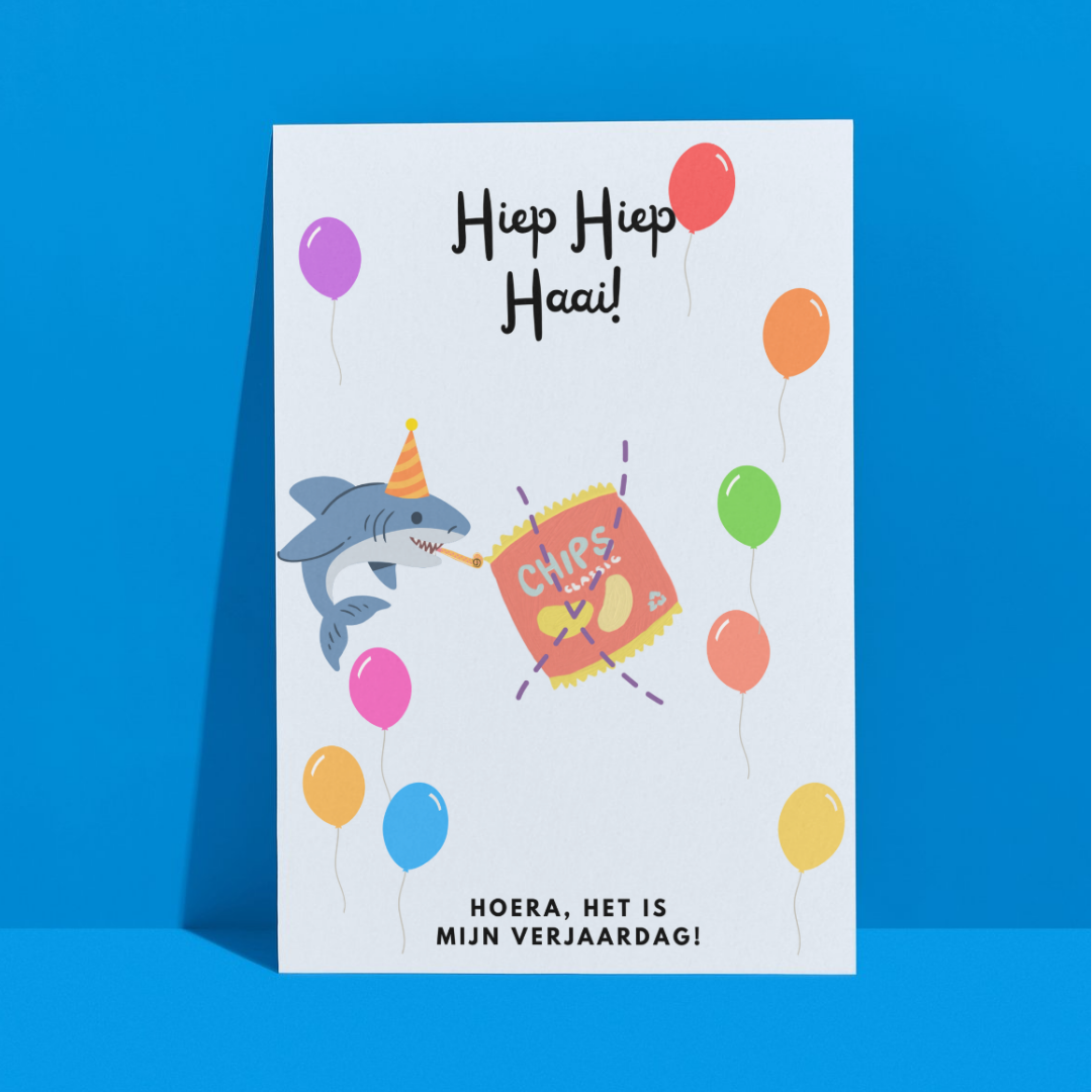'Hiep Hiep Haai' traktatiekaart