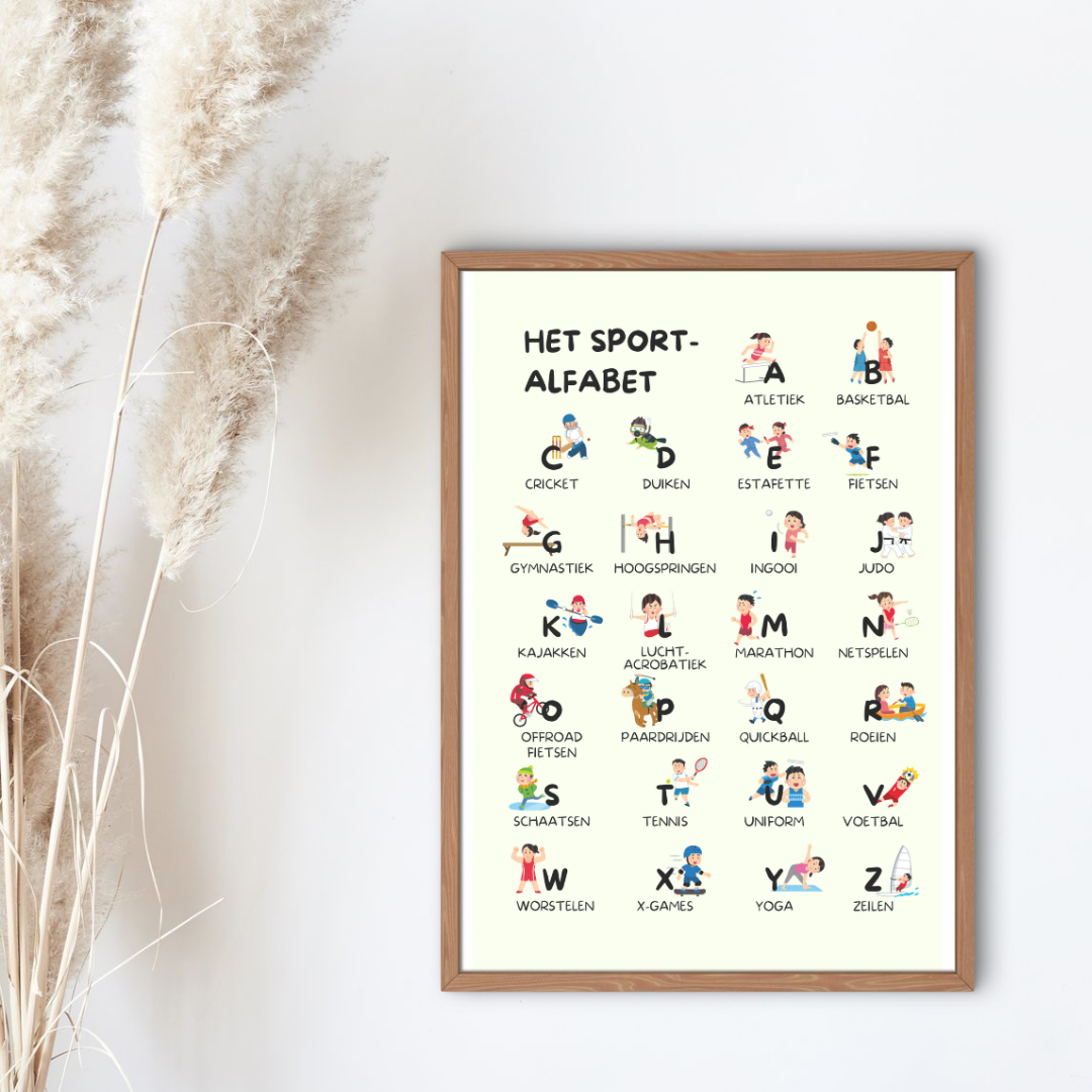 Van A tot Z sportposter
