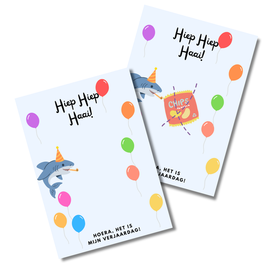 'Hiep Hiep Haai' traktatiekaart