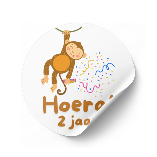 Aap stickers (24 stuks)