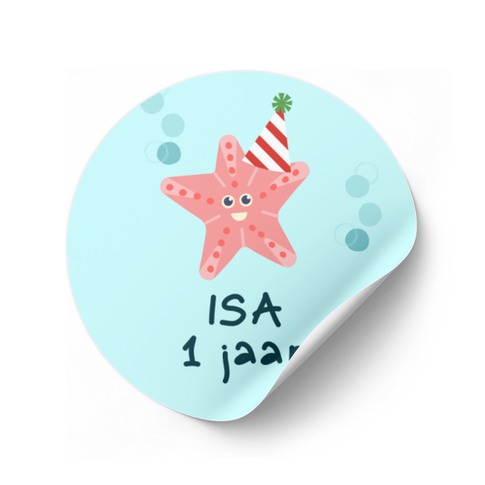 Zeester stickers (24 stuks)